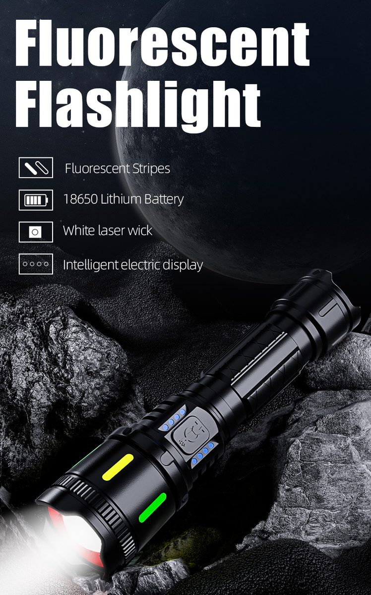 Factory Wholesale LED Strong Light Rechargeable Flashlight