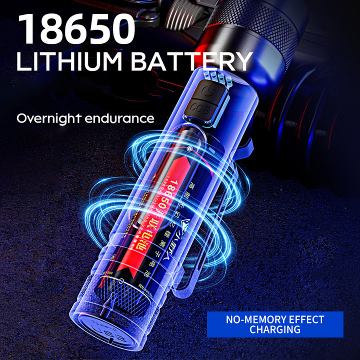Factory Hot Selling LED Strong Light Rechargeable Flashlight