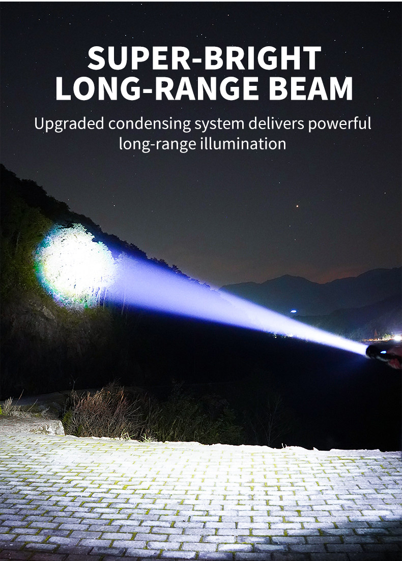 Wholesale Aluminum Alloy Camping Emergency Climbing Flashlight