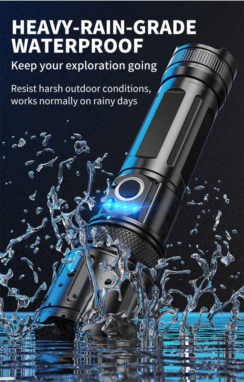 Wholesale Aluminum Alloy Camping Emergency Climbing Flashlight
