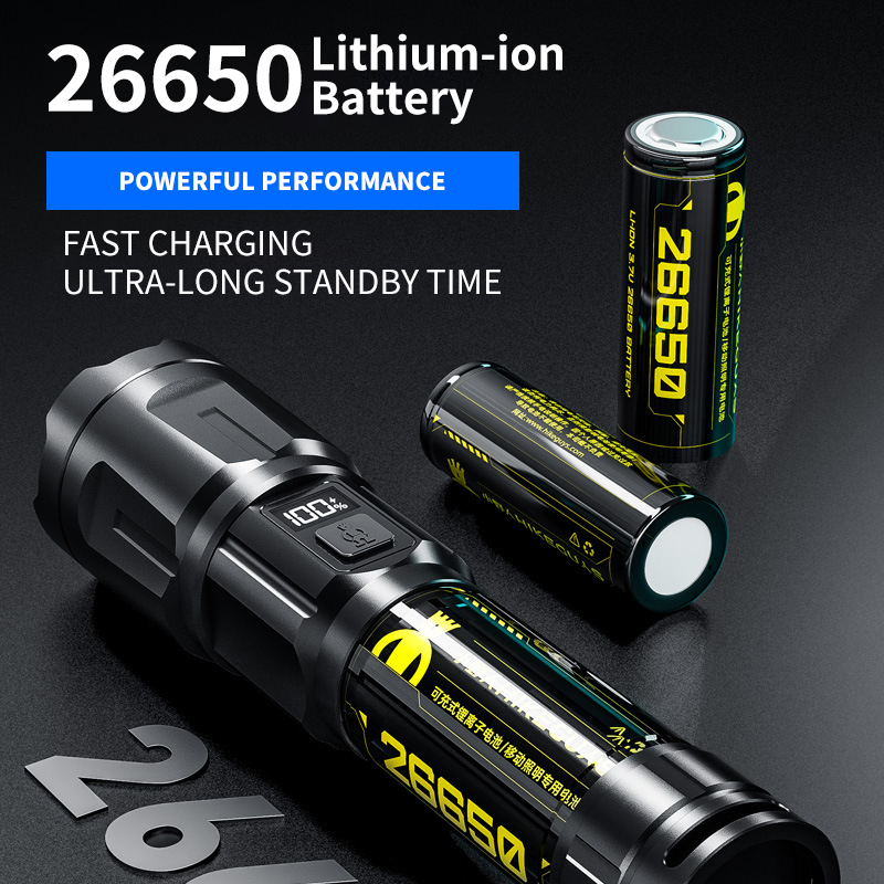 Scalable Aluminum Alloy Rechargeable Flashlight