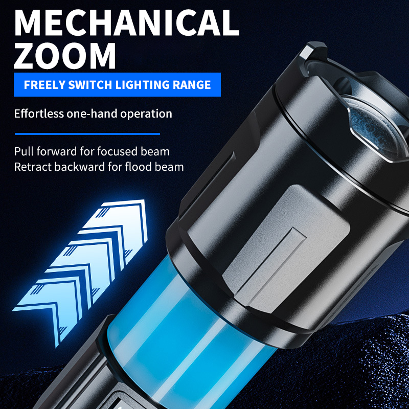 Scalable Aluminum Alloy Rechargeable Flashlight