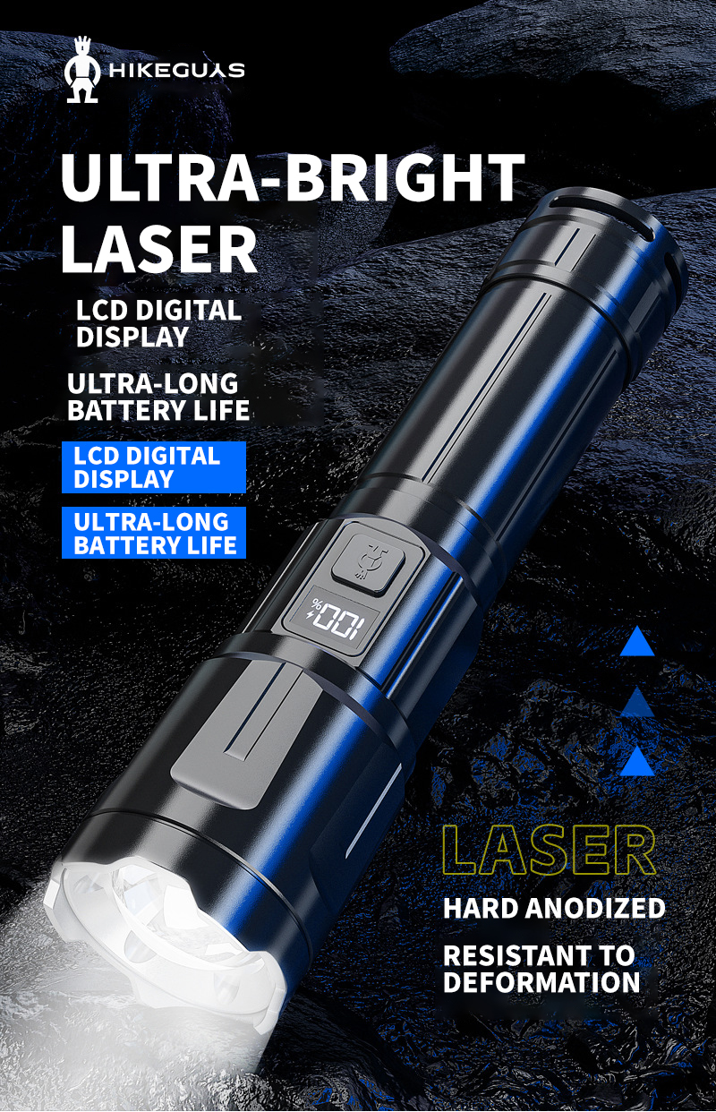 Scalable Aluminum Alloy Rechargeable Flashlight