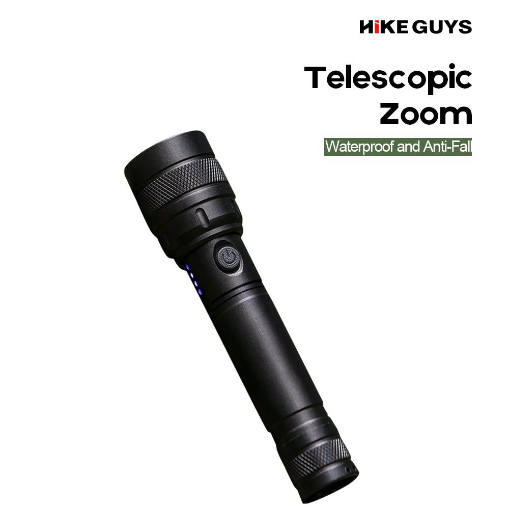 Mini Lightweight Rechargeable ABS Waterproof USB Flashlight