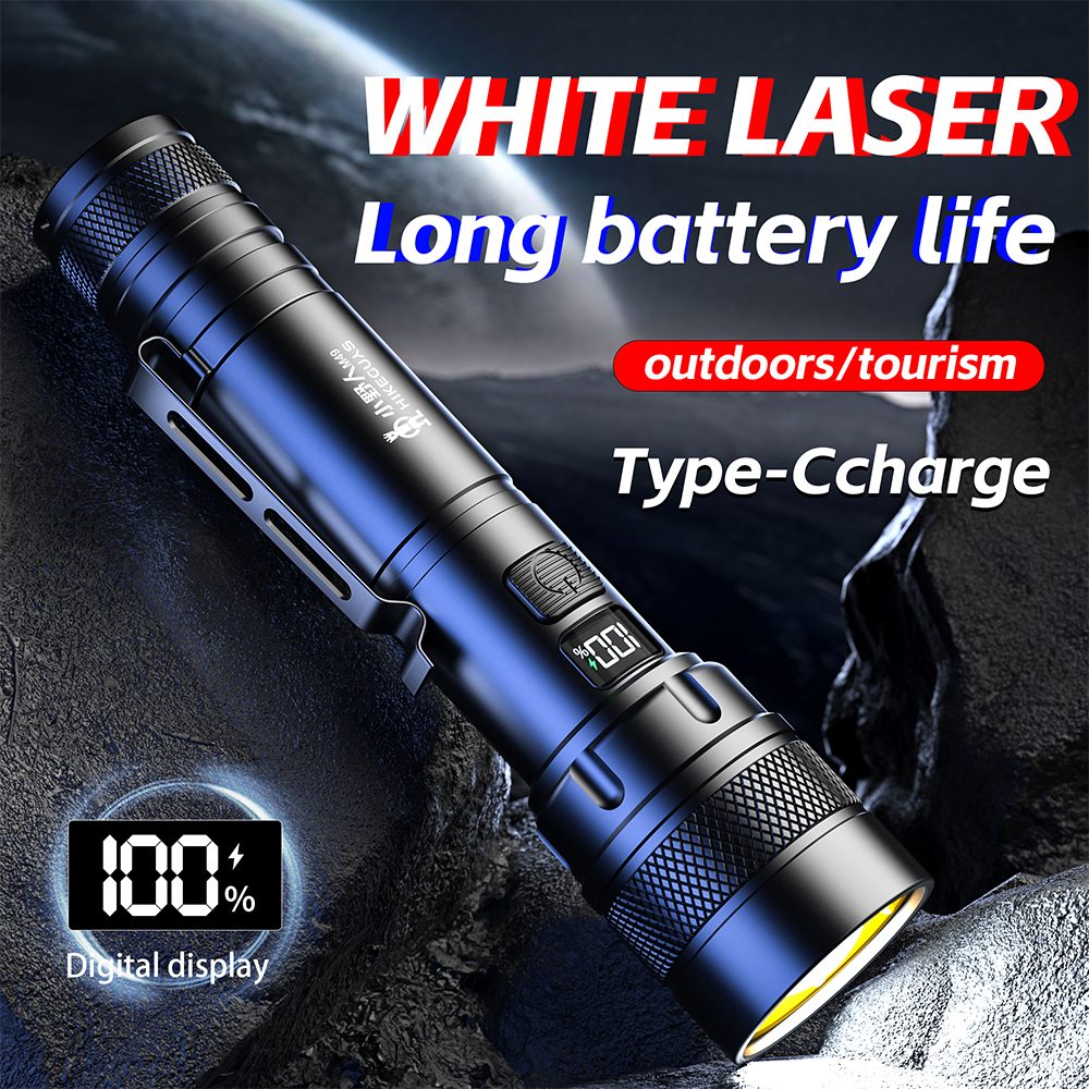 Factory Hot Selling High Lumen Aluminum Alloy LED Flashlight with Strong Rechargeable IP44