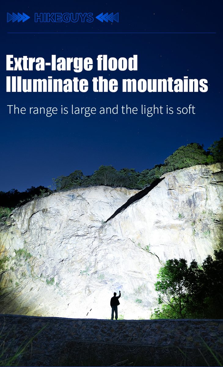 Factory Hot Selling High Lumen Aluminum Alloy LED Flashlight with Strong Rechargeable IP44