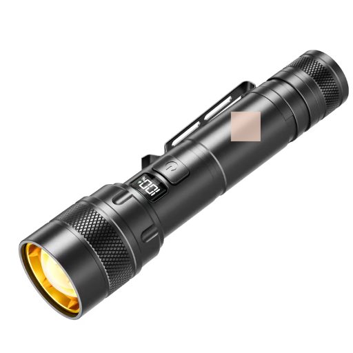 Factory Hot Selling High Lumen Aluminum Alloy LED Flashlight with Strong Rechargeable IP44