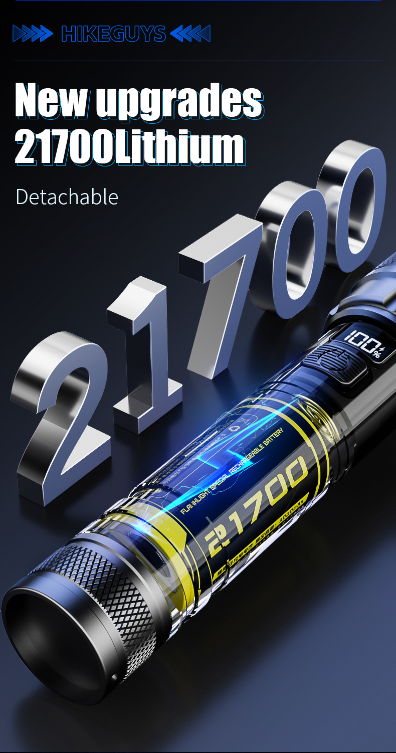 Factory Wholesale USB Rechargeable Tactical Flashlight