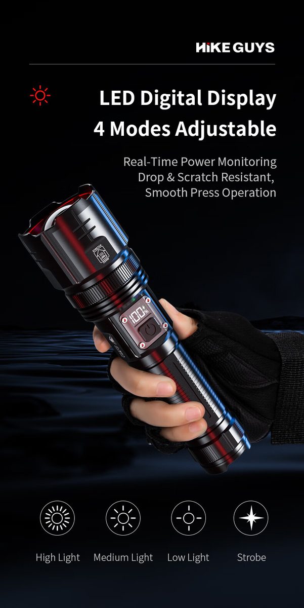 OEM ODM Customized Aluminum Alloy Tactical Flashlight