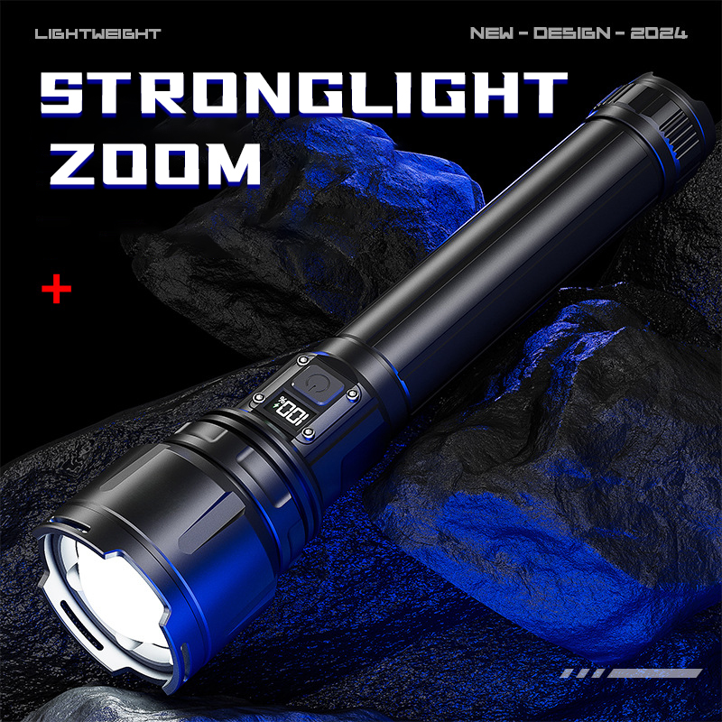 Hot Sale Rechargeable Aluminum Alloy IP44 Portable Flashlight