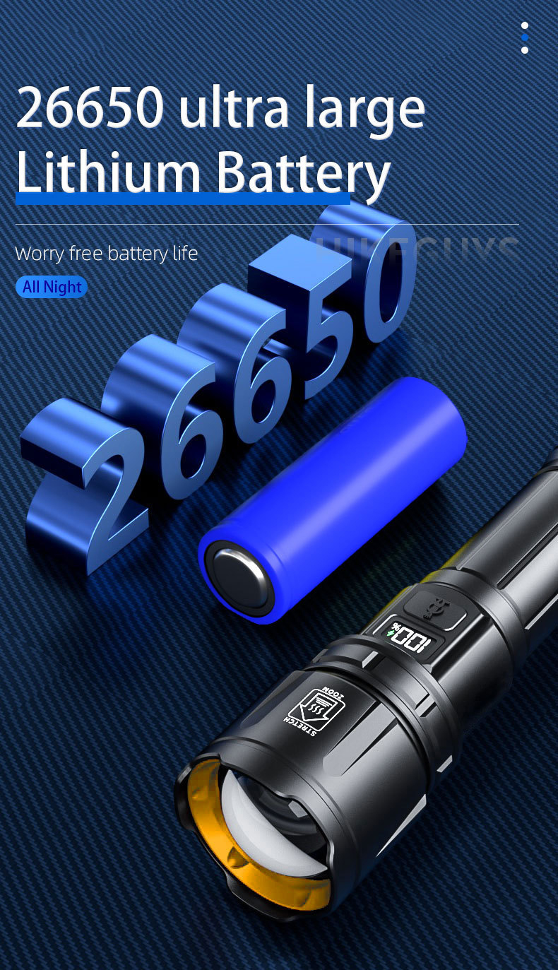 Hot Sellers High Power LED Flashlights M26 Super Bright