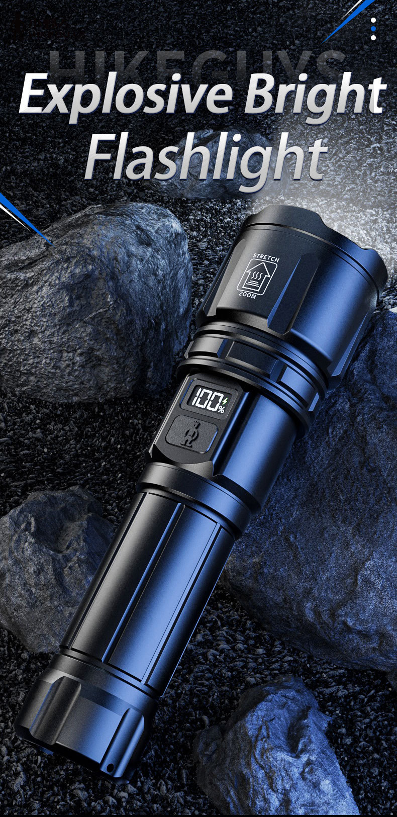 Hot Sellers High Power LED Flashlights M26 Super Bright