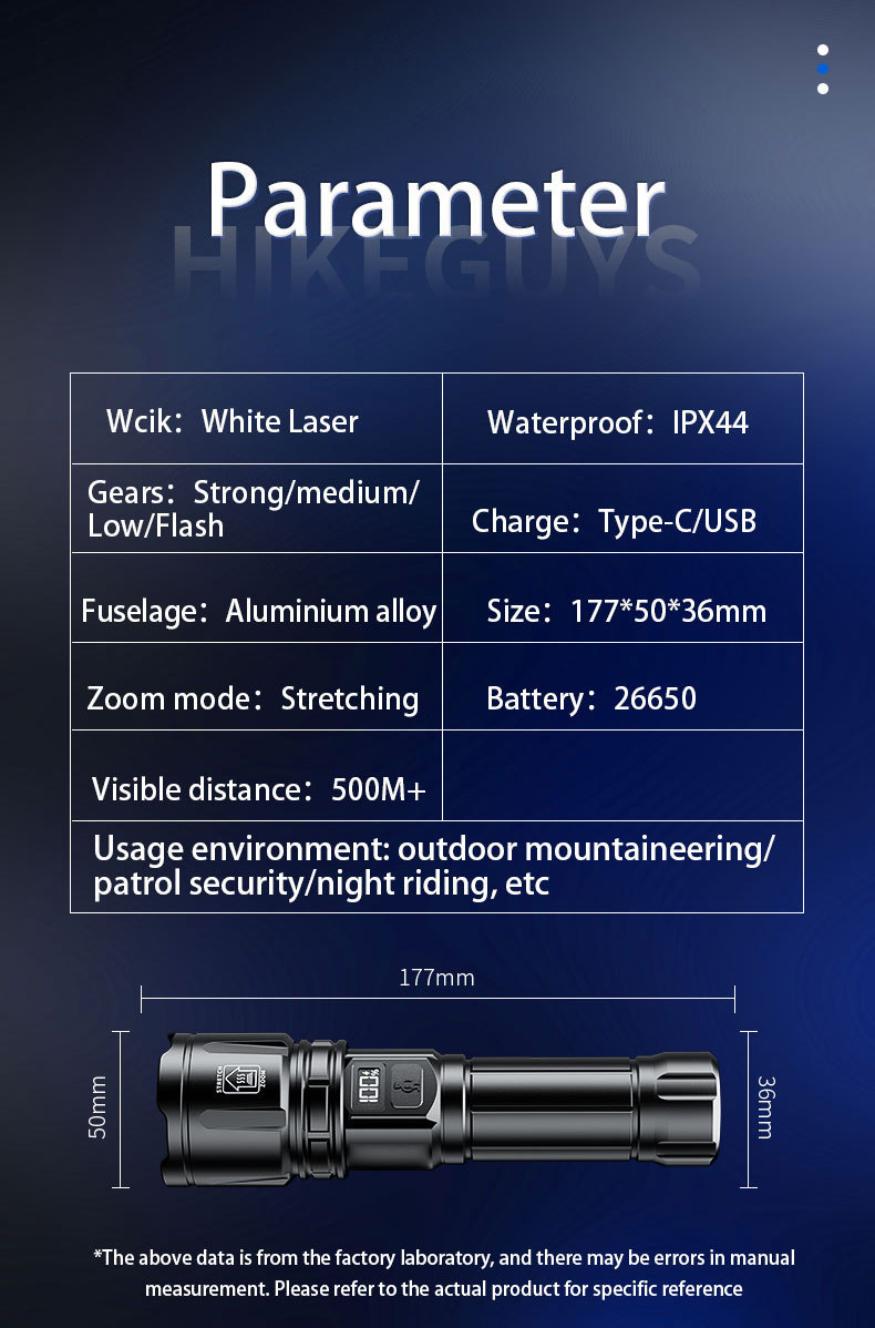 Hot Sellers High Power LED Flashlights M26 Super Bright