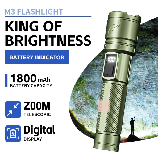 Manufacturer Wholesales High-power LED Flashlights Variable