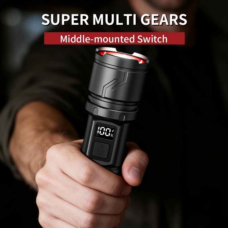 Manufacturer Wholesales High-power LED Flashlights Variable
