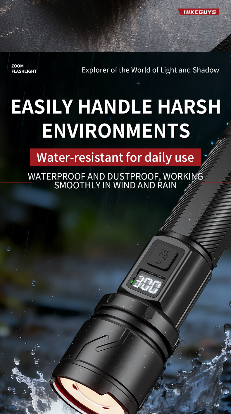 Manufacturer Wholesales High-power LED Flashlights Variable
