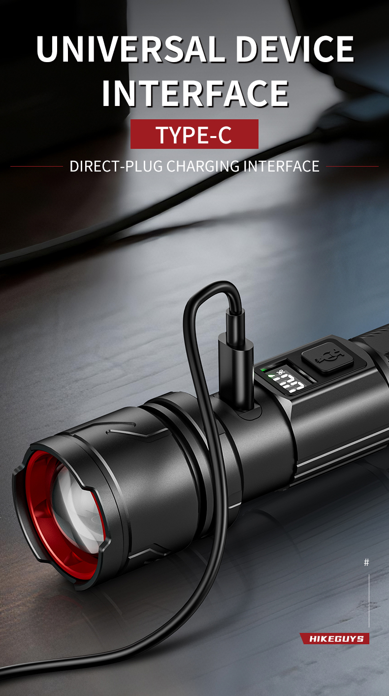 Manufacturer Wholesales High-power LED Flashlights Variable