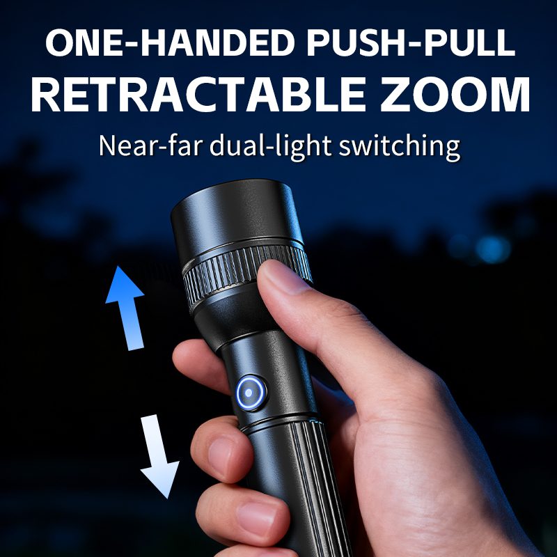 Factory Wholesale Industrial Rechargeable Battery IP44 Waterproof Emergency Camping Flashl