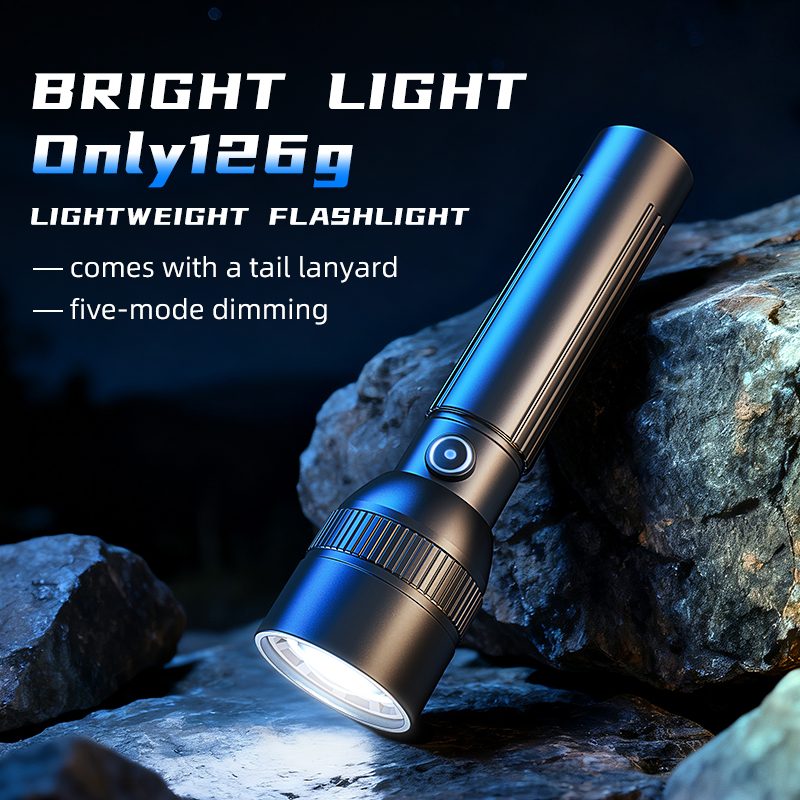 Wholesale Aluminum Alloy Emergency Flashlight High Lumen