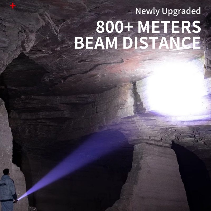 Hot Selling LED Rechargeable IP44 Camping Tactical Strong Light Aluminum Alloy Flashlight