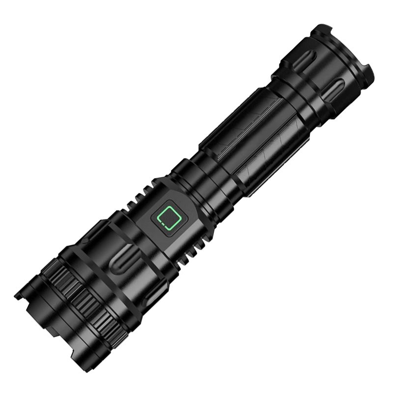 Hot Selling LED Rechargeable IP44 Camping Tactical Strong Light Aluminum Alloy Flashlight