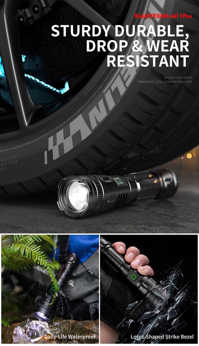 Hot Selling LED Strong Light Flashlight Camping Hiking