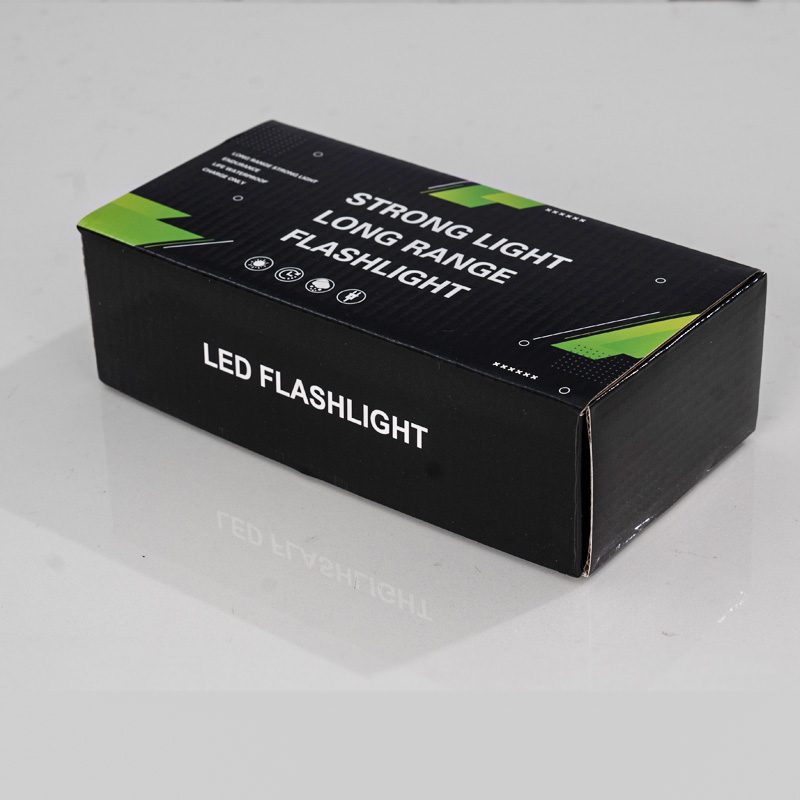 Manufacturer's Hot Selling High-Power Aluminum Alloy Flashlight 26650 Battery USB Recharge