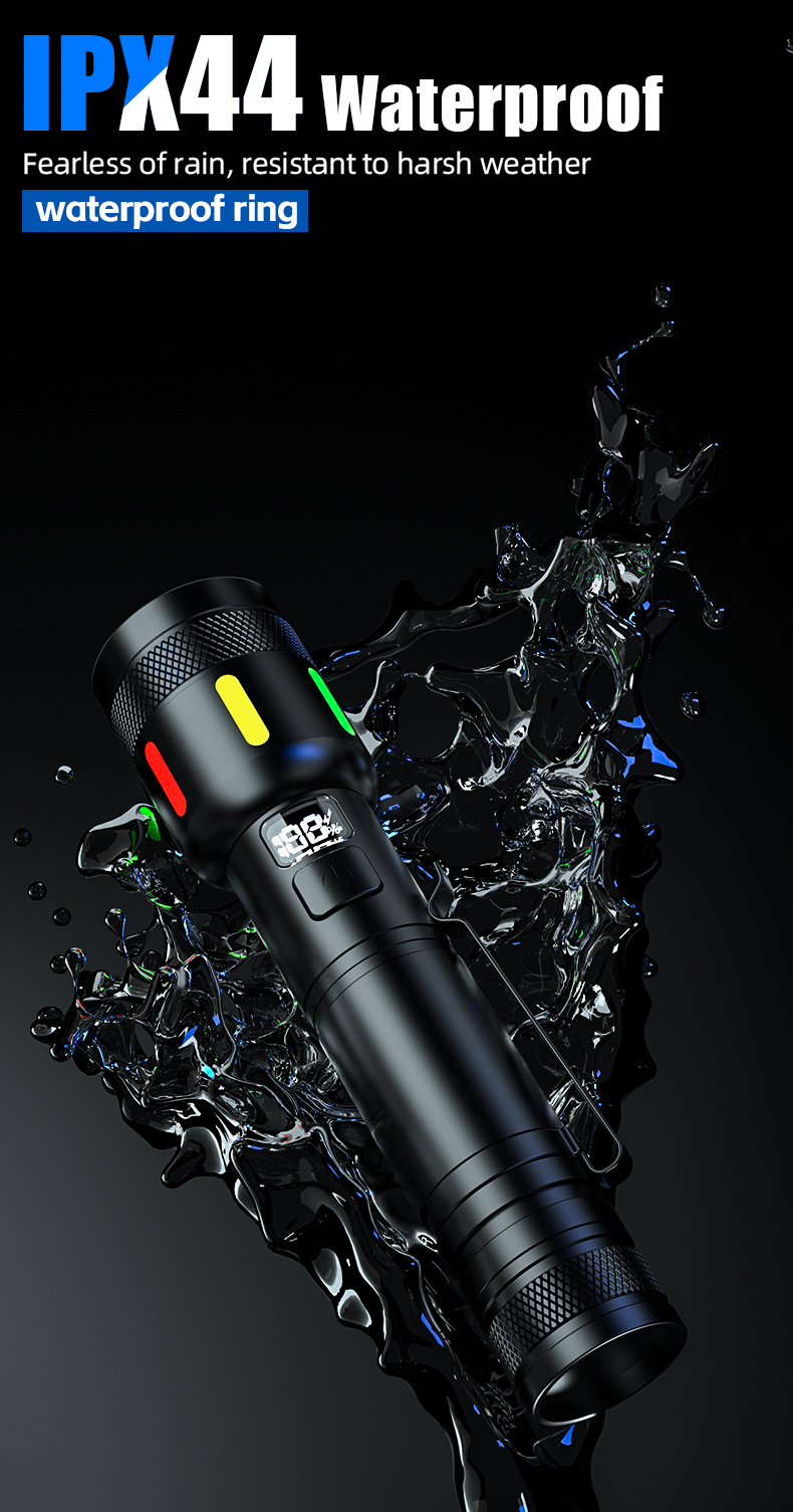Factory Wholesale Tactical Flashlight USB Rechargeable
