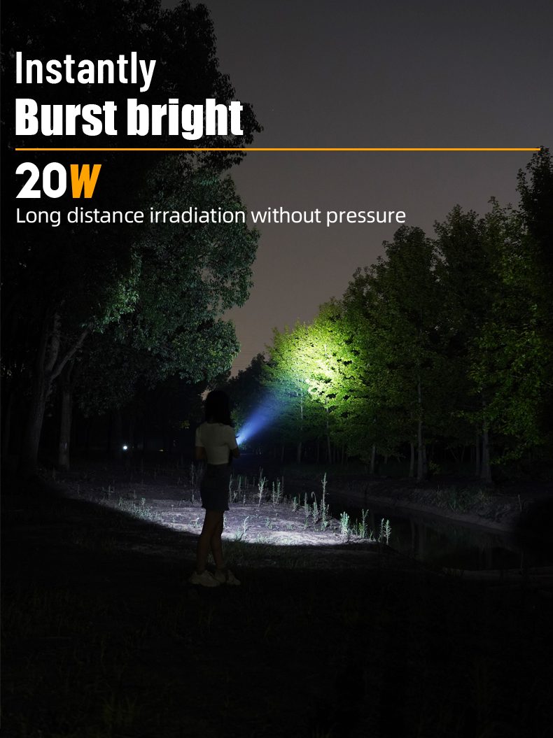 Manufacturer Direct Sales Portable Strong Light Tactical Emergency Aluminum Alloy Magnetic