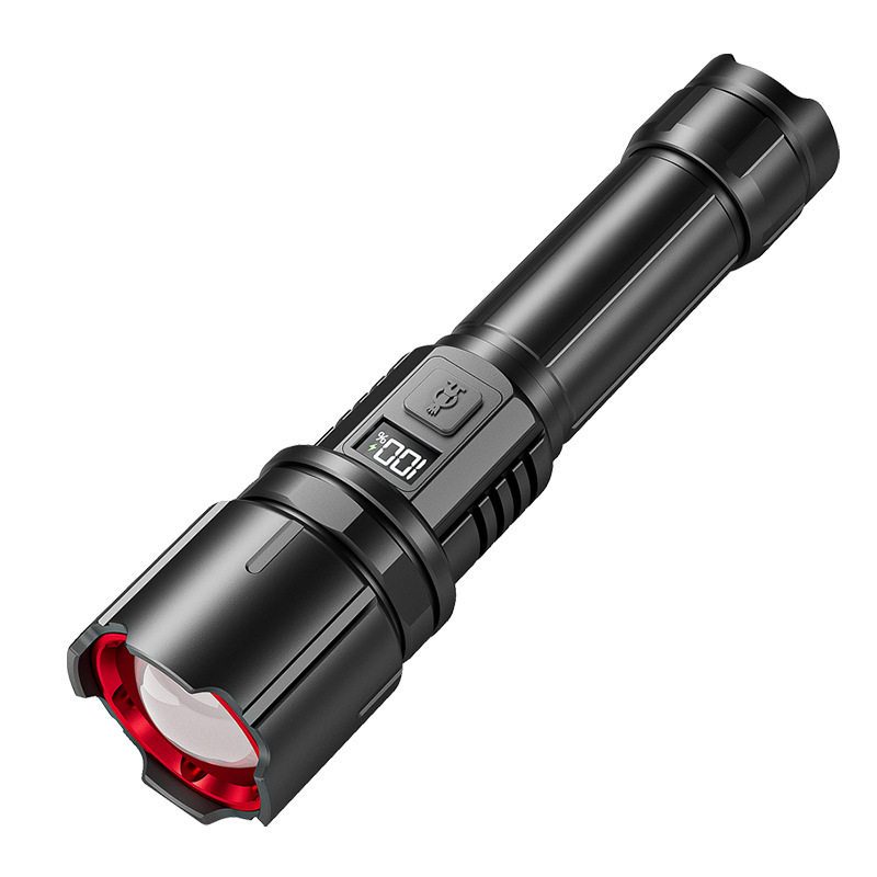 Hot Selling Aluminum Alloy Telescopic Zoom LED Strong Flashlight