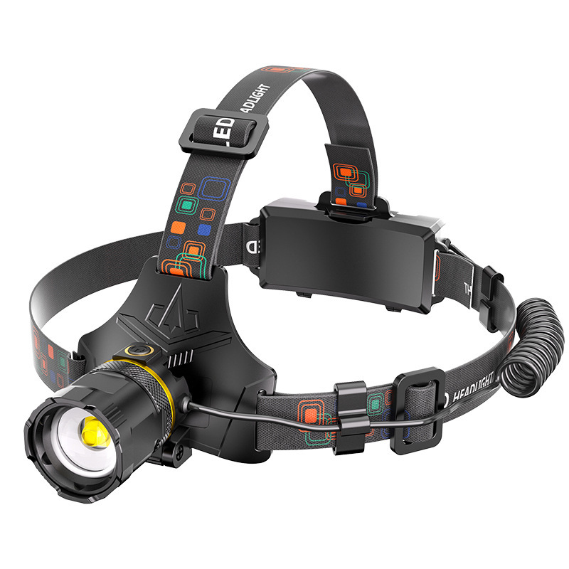 Factory-direct Cross-border Outdoor Camping Induction Headlamp
