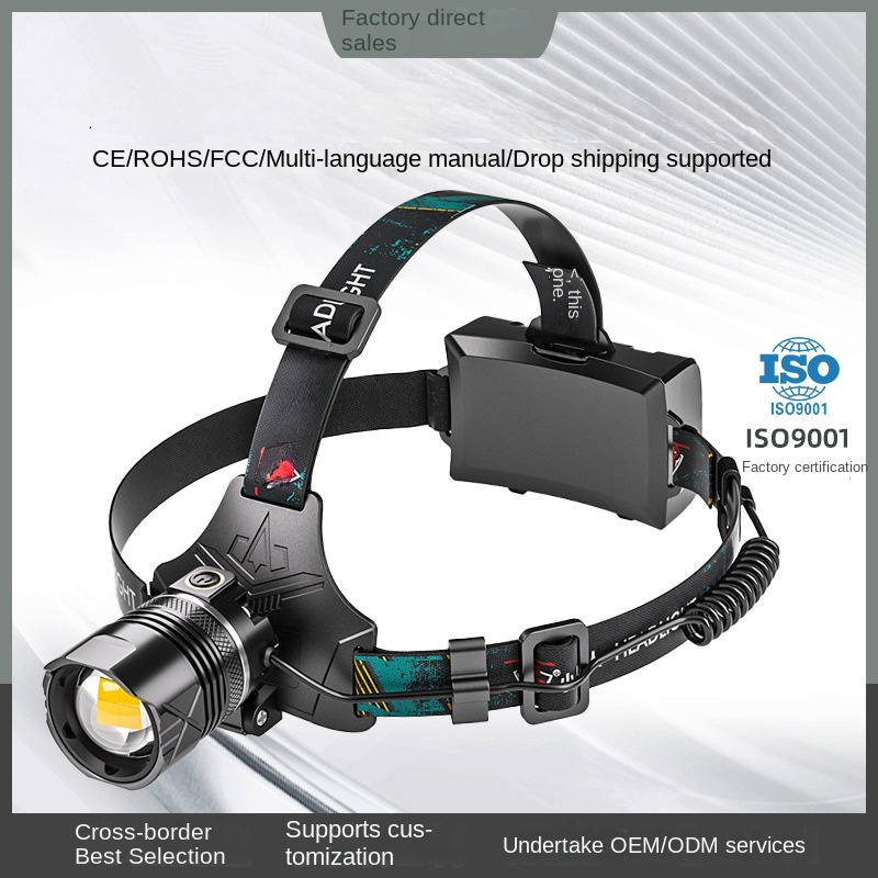 Outdoor Camping Strong LED Head Lamp Emergency