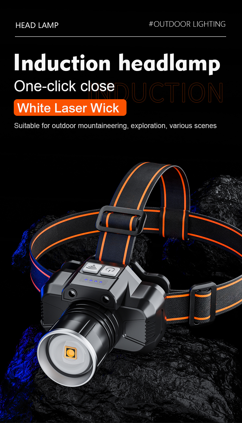 OEM/ODM Wholesale Head Mounted Outdoor Laser Headlamp