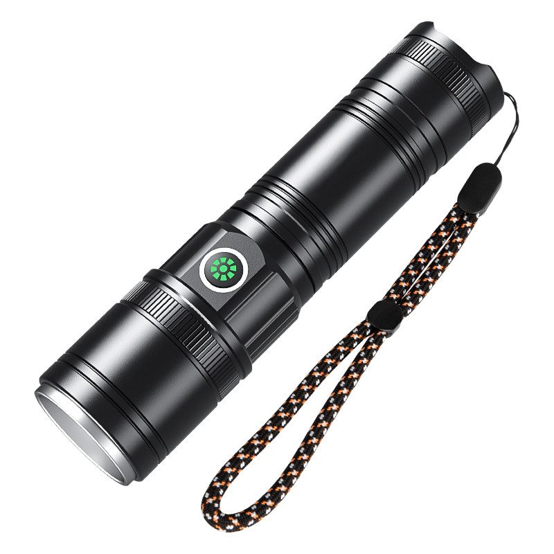 Manufacturer Wholesale Emergency Flashlight Outdoor Portable USB Rechargeable 1000LM Water