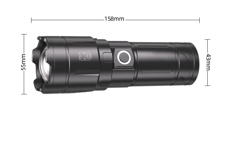 OEM/ODM Custom LED COB Camping Telescopic Zoom Headlamp