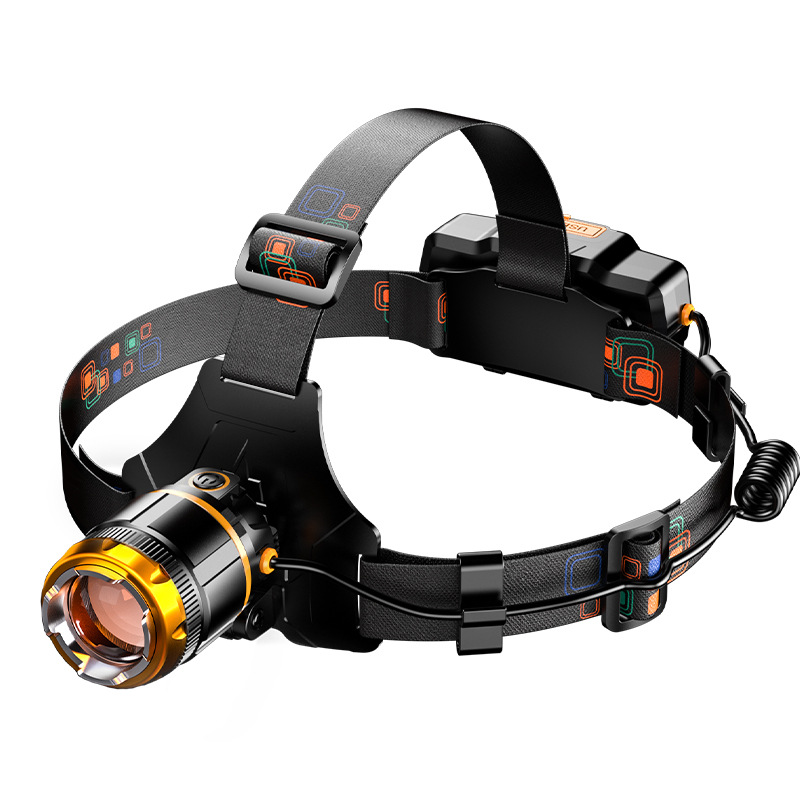 Lightweight Adjustable Head Lamp Long Lasting Battery