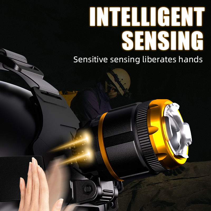 Lightweight Adjustable Head Lamp Long Lasting Battery