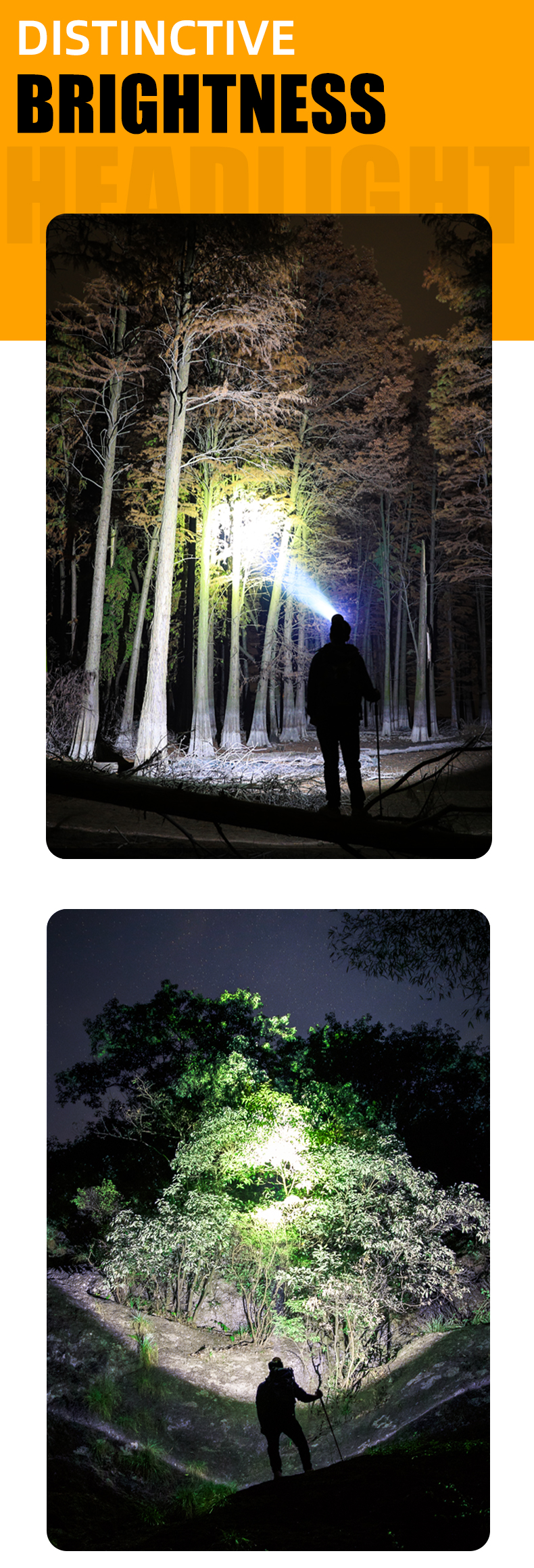 Wholesale USB Charging IPX4 Waterproof Adjustable Dimmable Headlamp