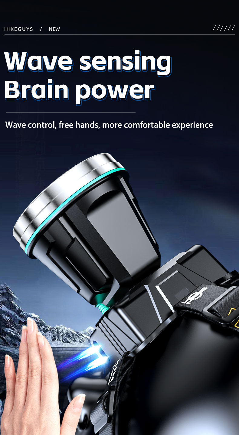 Durable Hand Held LED Searchlight Multi Light Mode