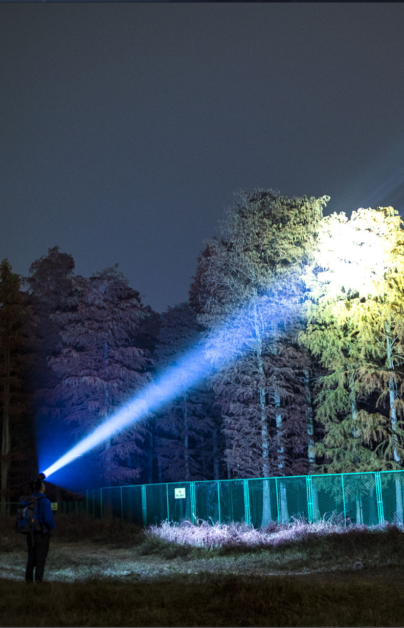 Durable Hand Held LED Searchlight Multi Light Mode
