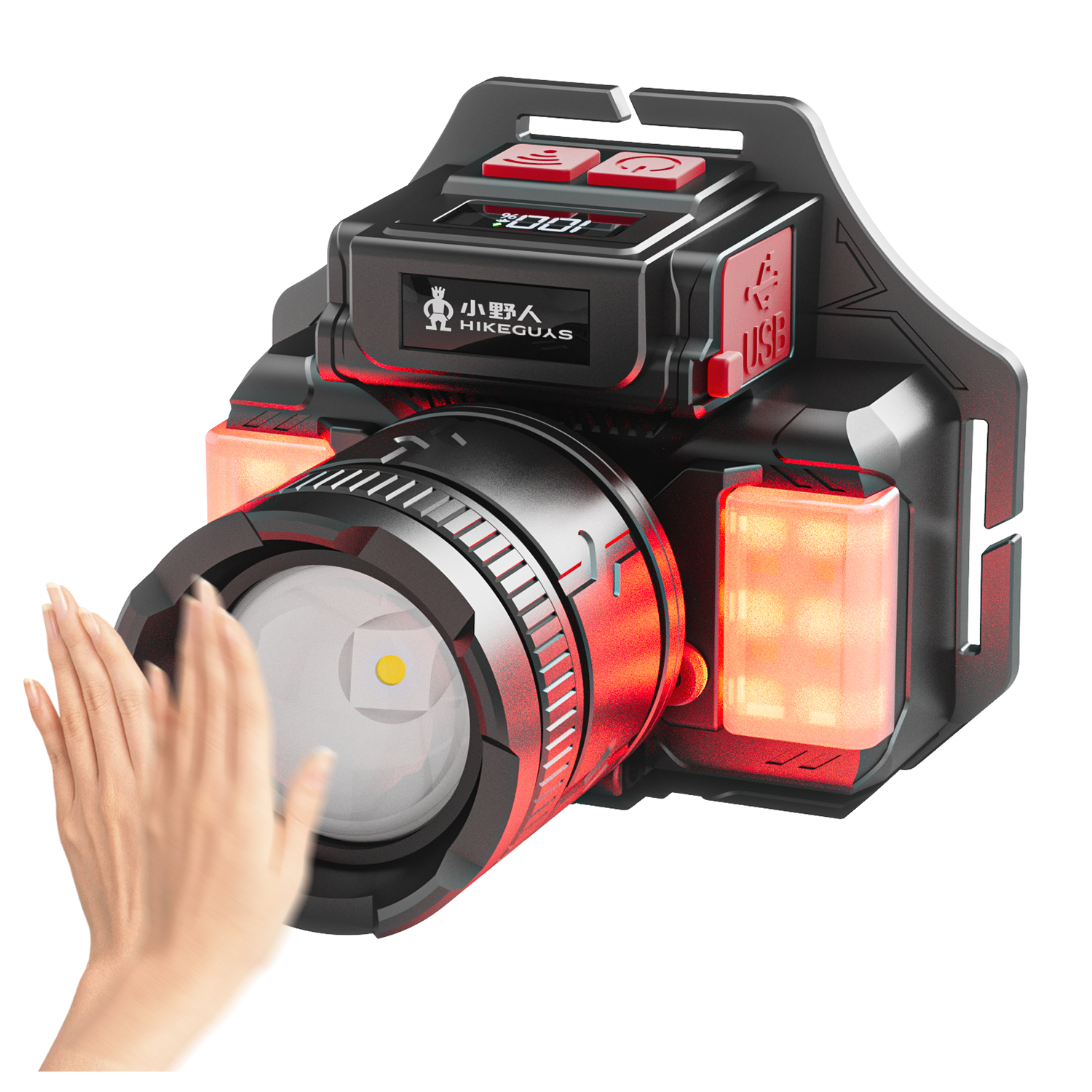 Portable 1700LM High Lumen LED Spotlight IPX4 Waterproof