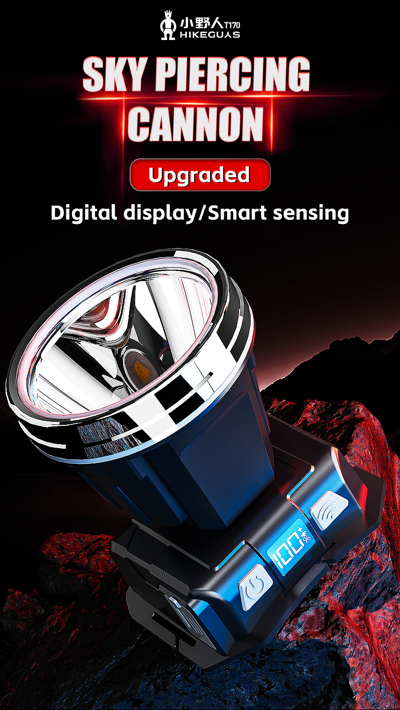 Rechargeable Handheld IP33 Waterproof Long Distance Torch