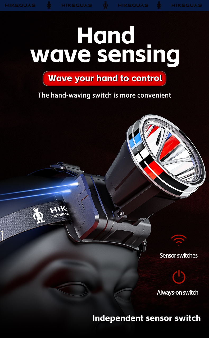 Rechargeable Handheld IP33 Waterproof Long Distance Torch