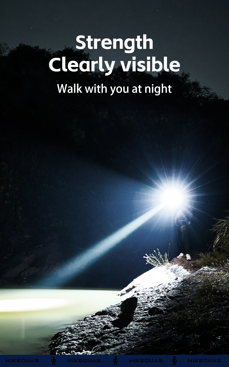 Rechargeable Handheld IP33 Waterproof Long Distance Torch
