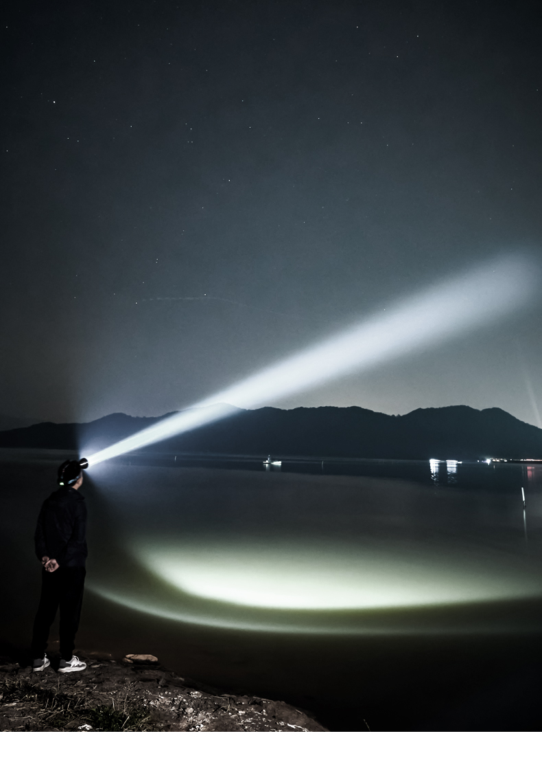 Rechargeable Handheld IP33 Waterproof Long Distance Torch