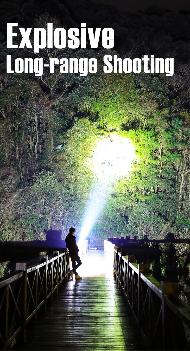 Ultra Bright 350LM Handheld LED Searchlight Rechargeable