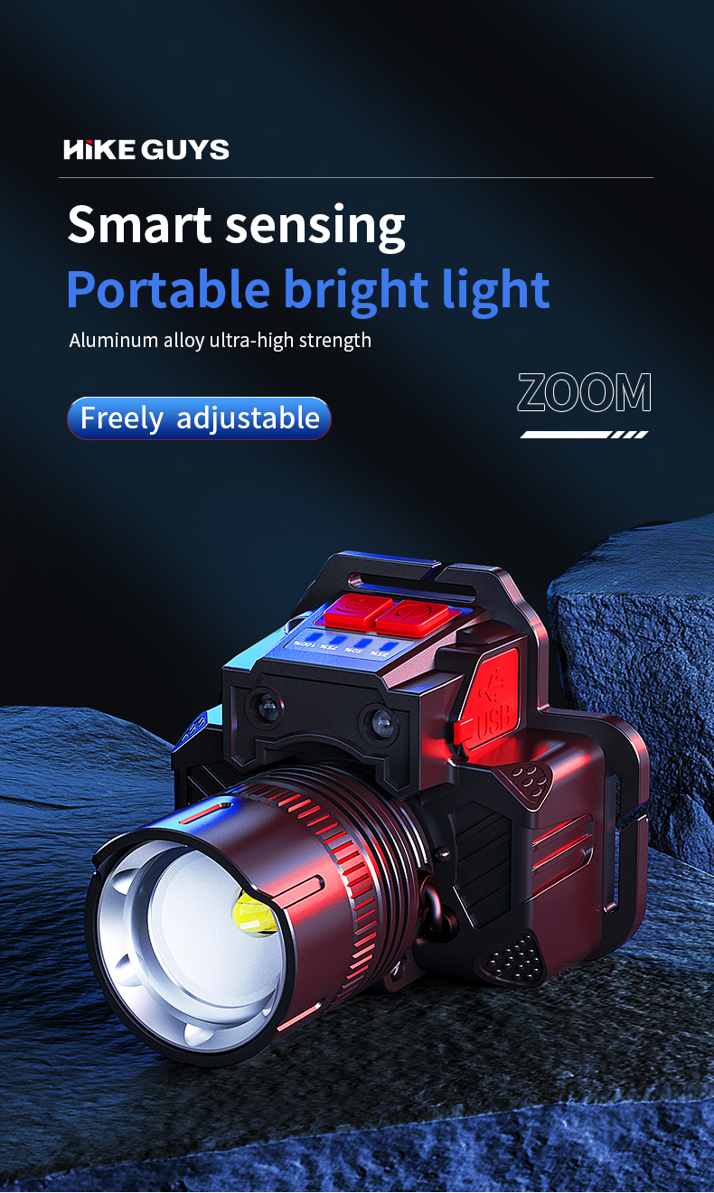 High Power 1400LM LED Rechargeable Waterproof Searchlight