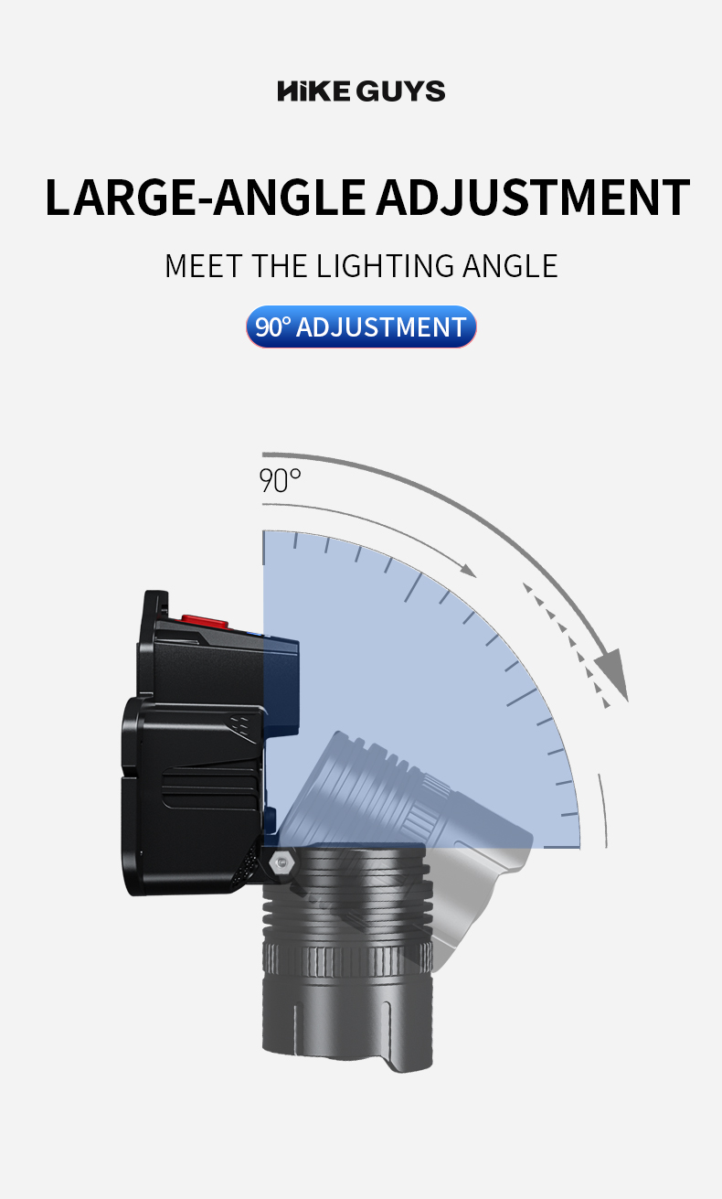 High Power 1400LM LED Rechargeable Waterproof Searchlight