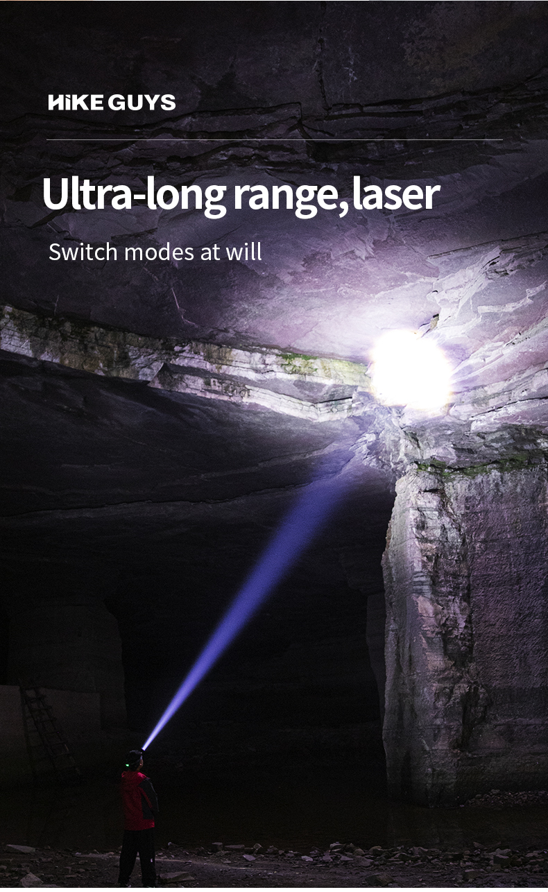 High Power 1400LM LED Rechargeable Waterproof Searchlight