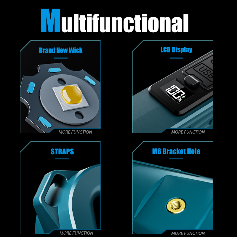 Wholesale High-power LED Handheld Spotlights Hunting
